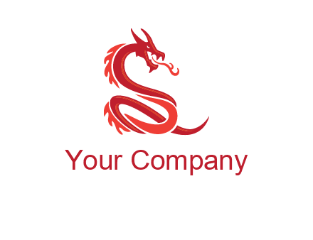 fire breathing dragon icon