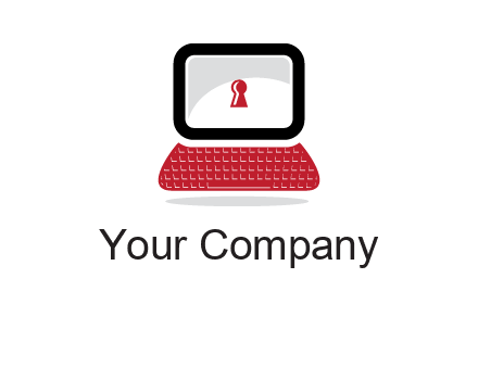 laptop security computer logo