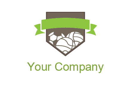balls in shield logo