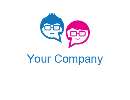 communication in head icon