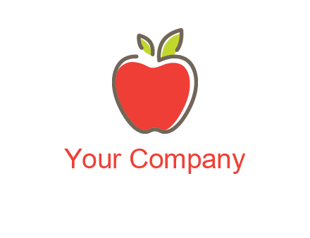 red apple logo