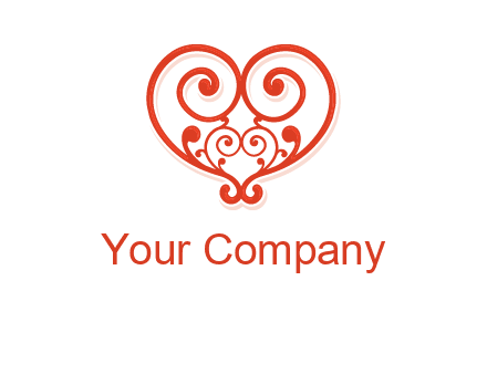 heart matchmaking logo design