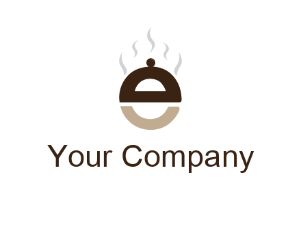 letter E with cloche
