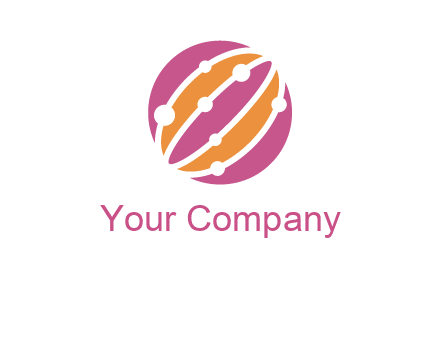 abstract globe logo