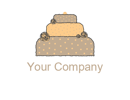 birthday cake logo