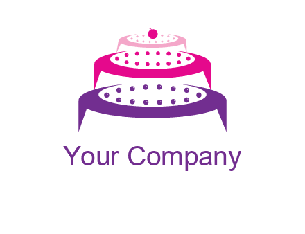 multi level cake logo