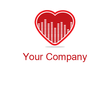 equalizer in heart logo