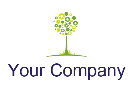 shutters as tree photography logo