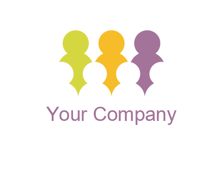 abstract people logo