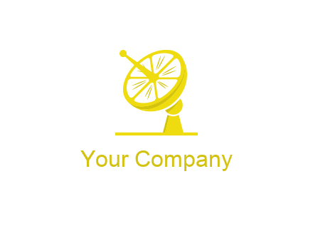 lemon satellite dish logo