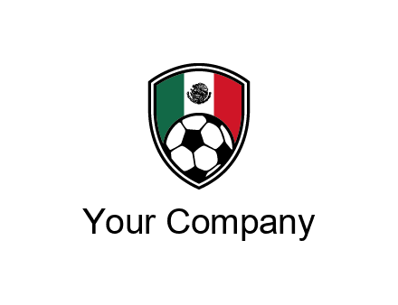 soccer inside mexico shield Logo