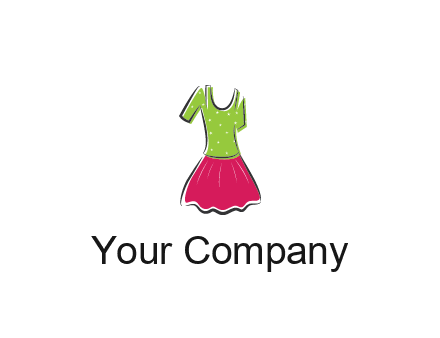 fashion apparel or dress logo