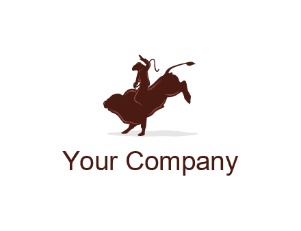 bull rider logo