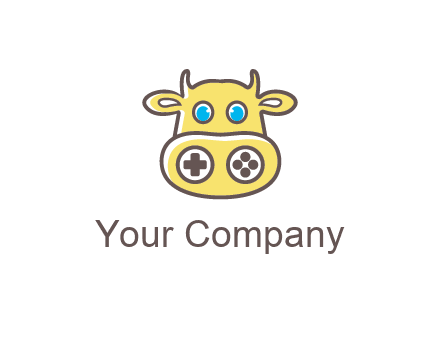gaming controls on cow nose