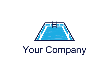 swimming pool with ladder