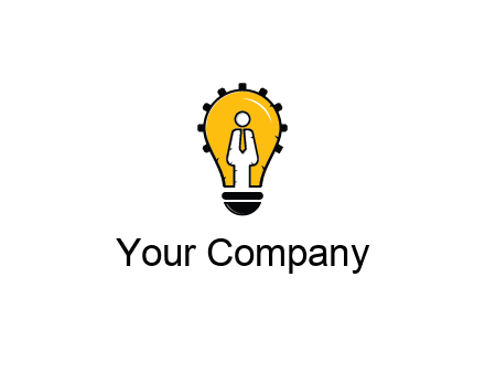 people icon in light bulb