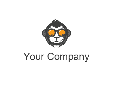 monkey wearing sunglasses