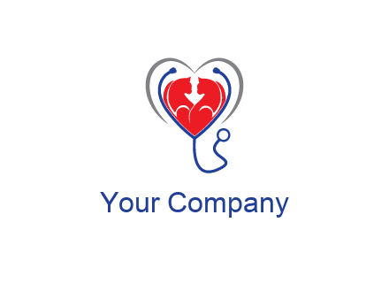 heart and stethoscope dating logo