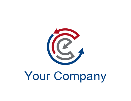 maze pattern arrows communication logo