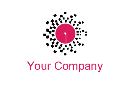 isolated pixel music disc logo