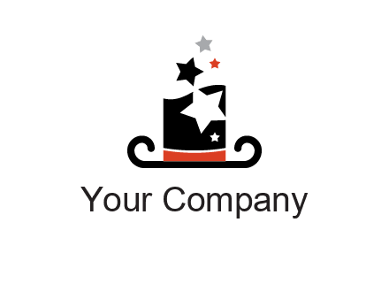magic hat with stars logo