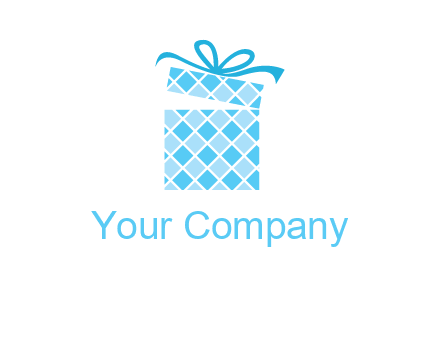 pattern gift box logo