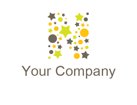 party letter N logo