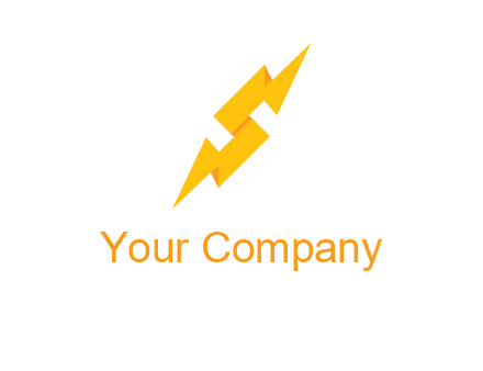 electric bolt in Letter s logo