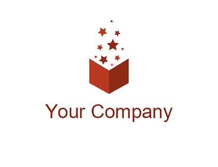 book with stars logo