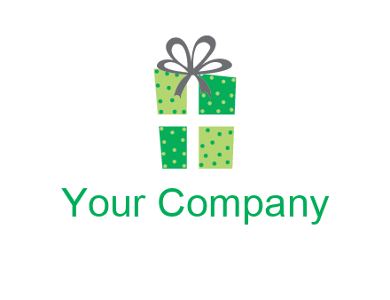 polka dots present logo