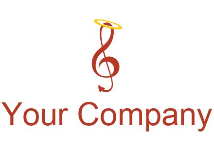 music note with a halo logo