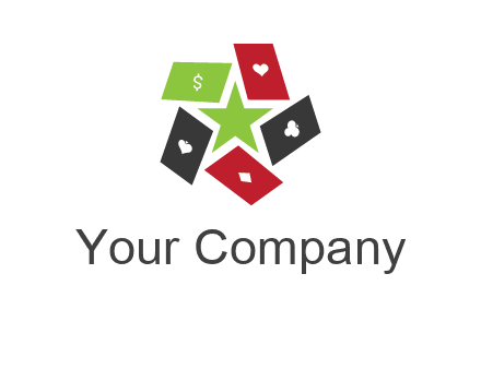 game cards with star in a logo