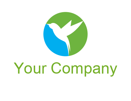 bird in circle logo
