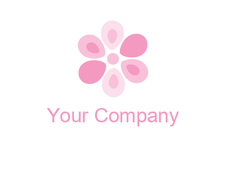 abstract flower logo