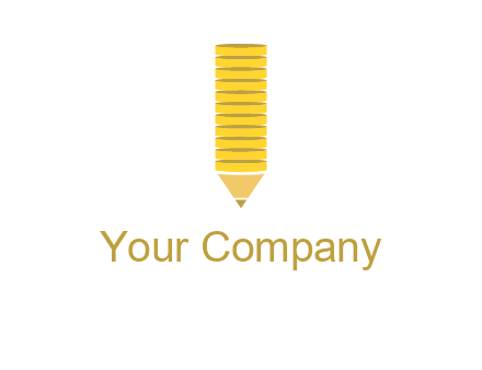 coins pencil vector