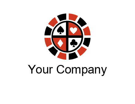 poker chips logo