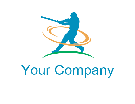 batsman sports logo