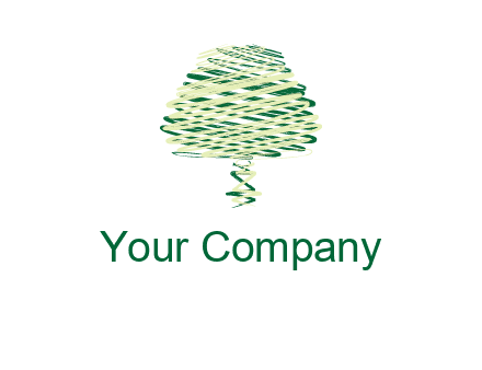 scribble tree logo