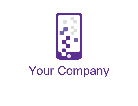 pixel mobile communication logo
